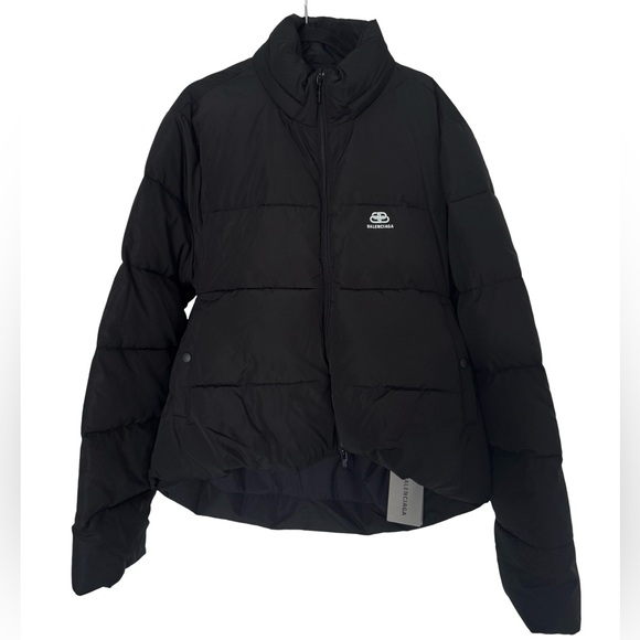 Balenciaga Other - Balenciaga Logo Puffer Jacket Black Size 46 / US Medium Brand New w/ Tags